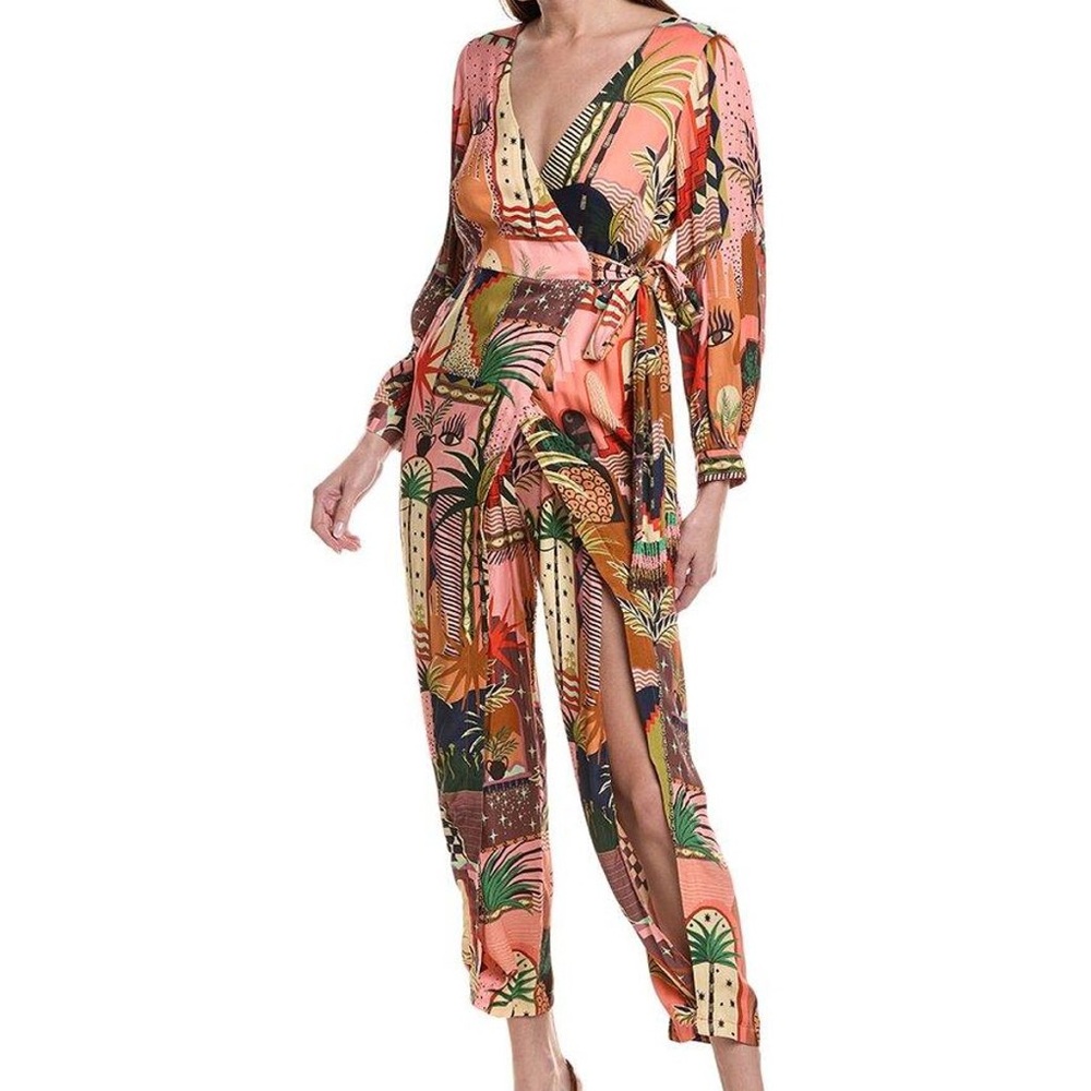 Farm Rio Mystic City Wrap Jumper